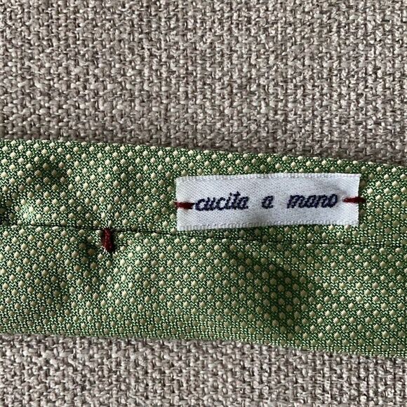 Vinci Uomo Handmade Silk Tie  - Picture 3 of 4